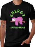 Energy Saving Mode Sloth Graphic Tee