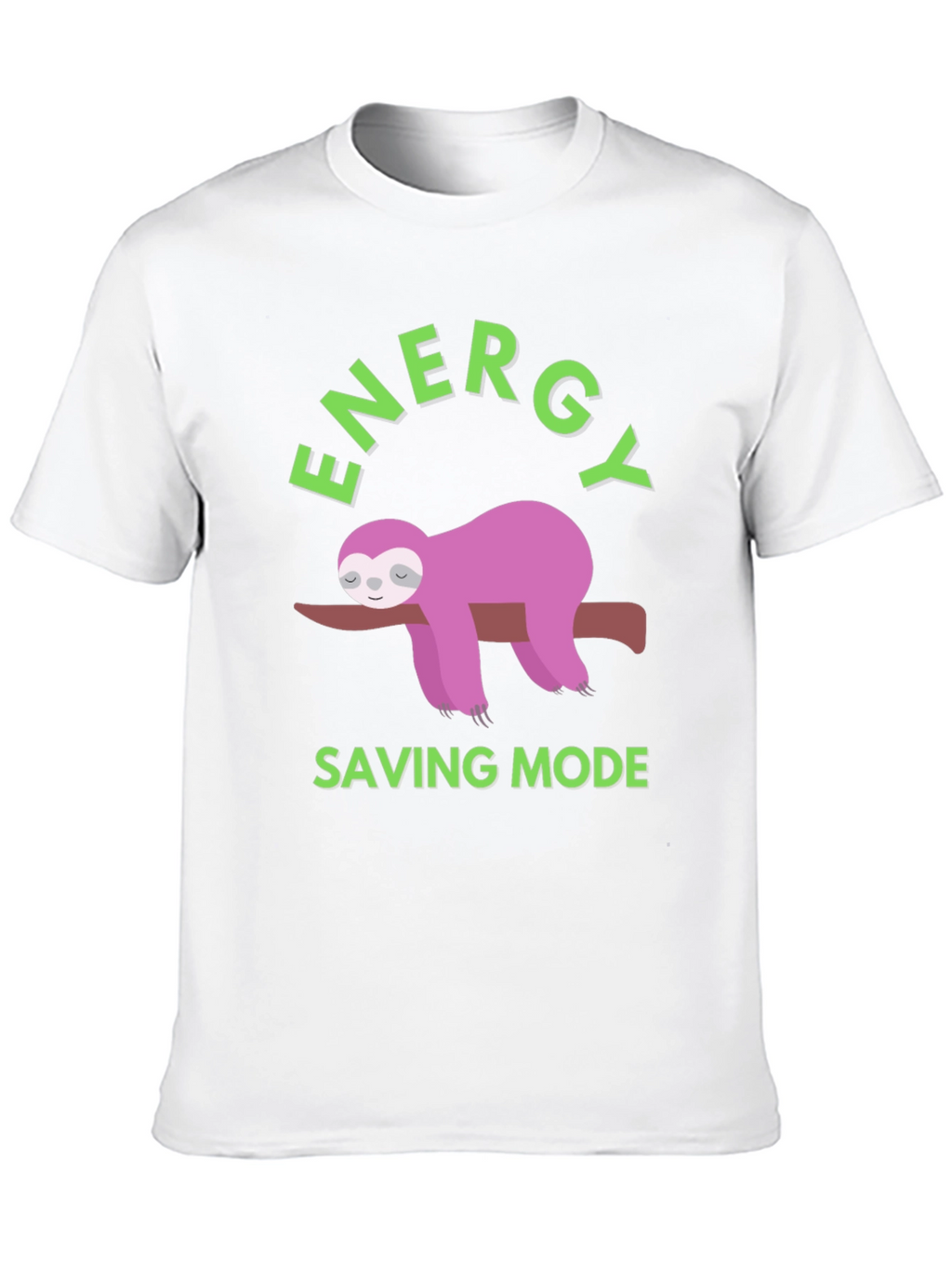 Energy Saving Mode Sloth Graphic Tee