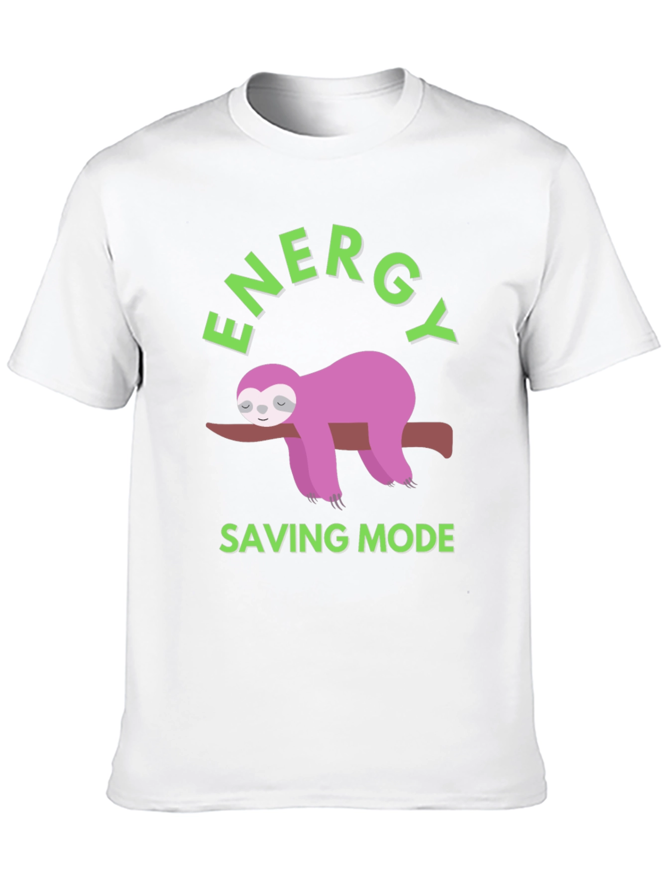 Energy Saving Mode Sloth Graphic Tee