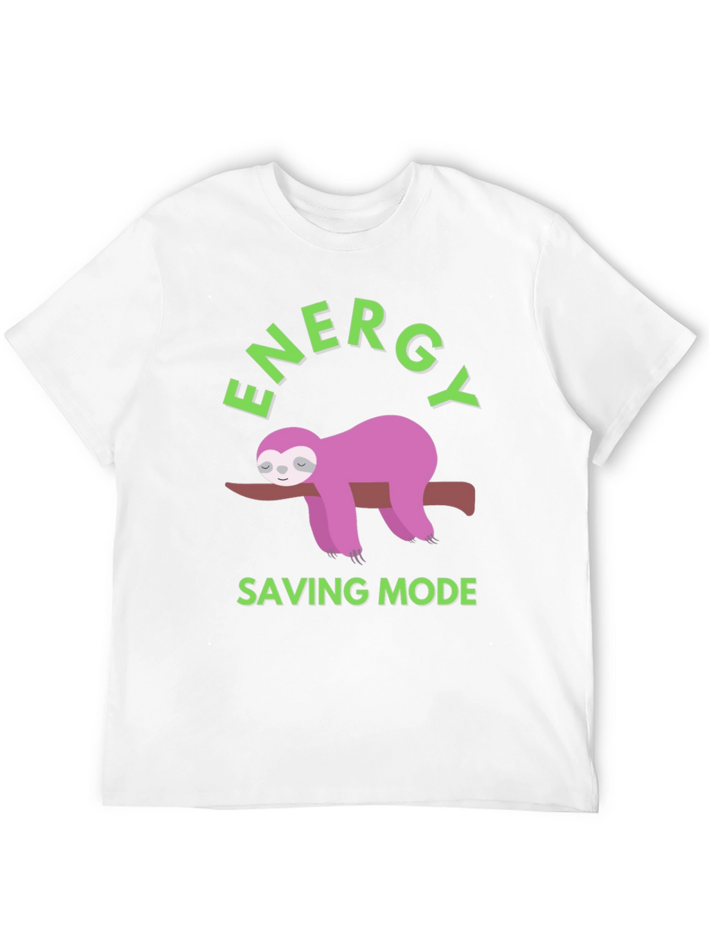 Energy Saving Mode Sloth Graphic Tee