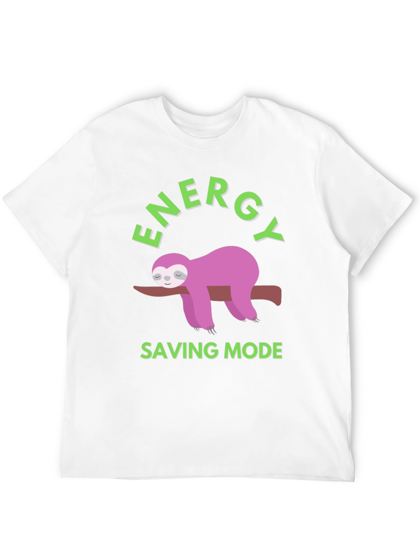 Energy Saving Mode Sloth Graphic Tee