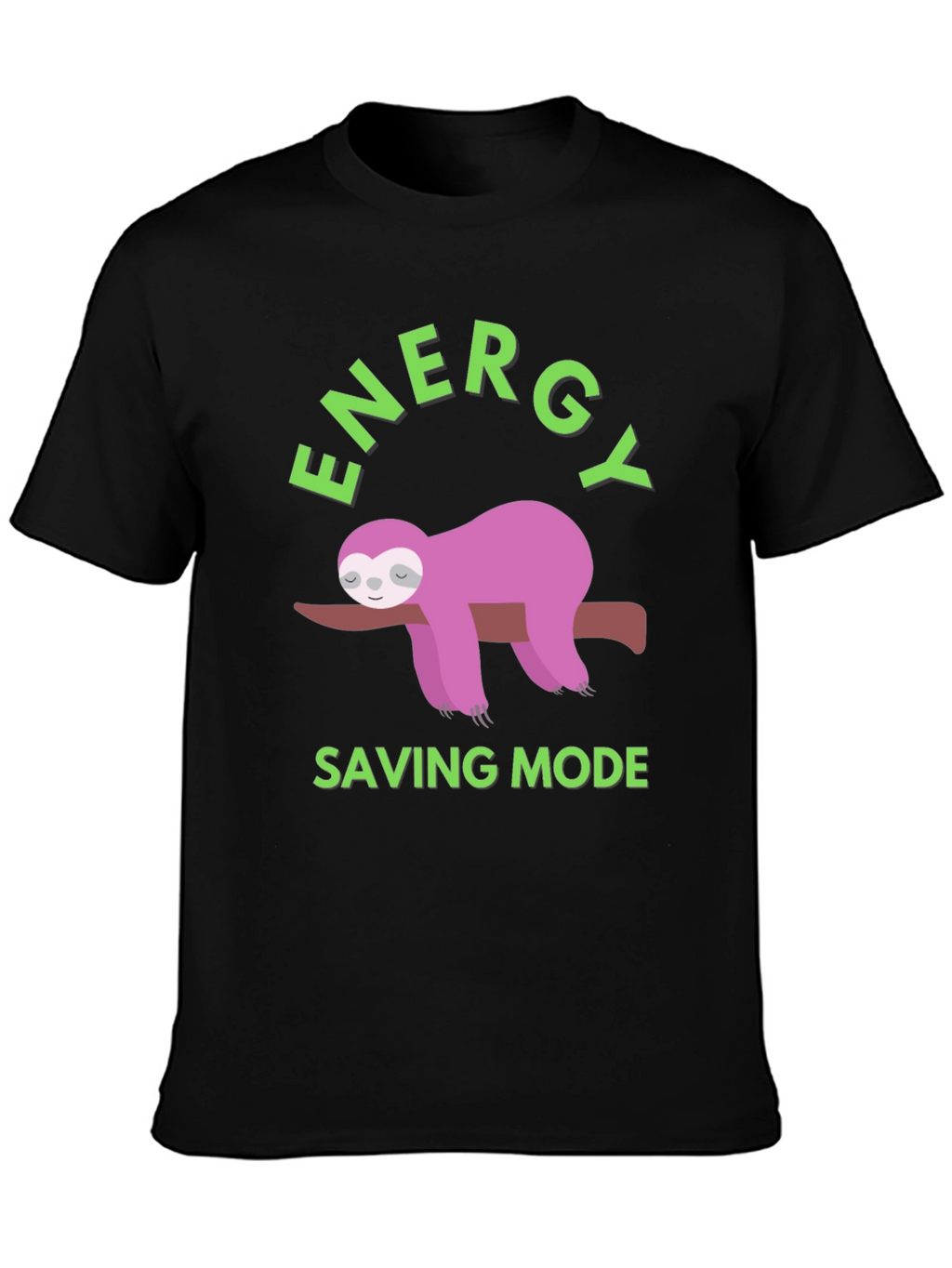 Energy Saving Mode Sloth Graphic Tee