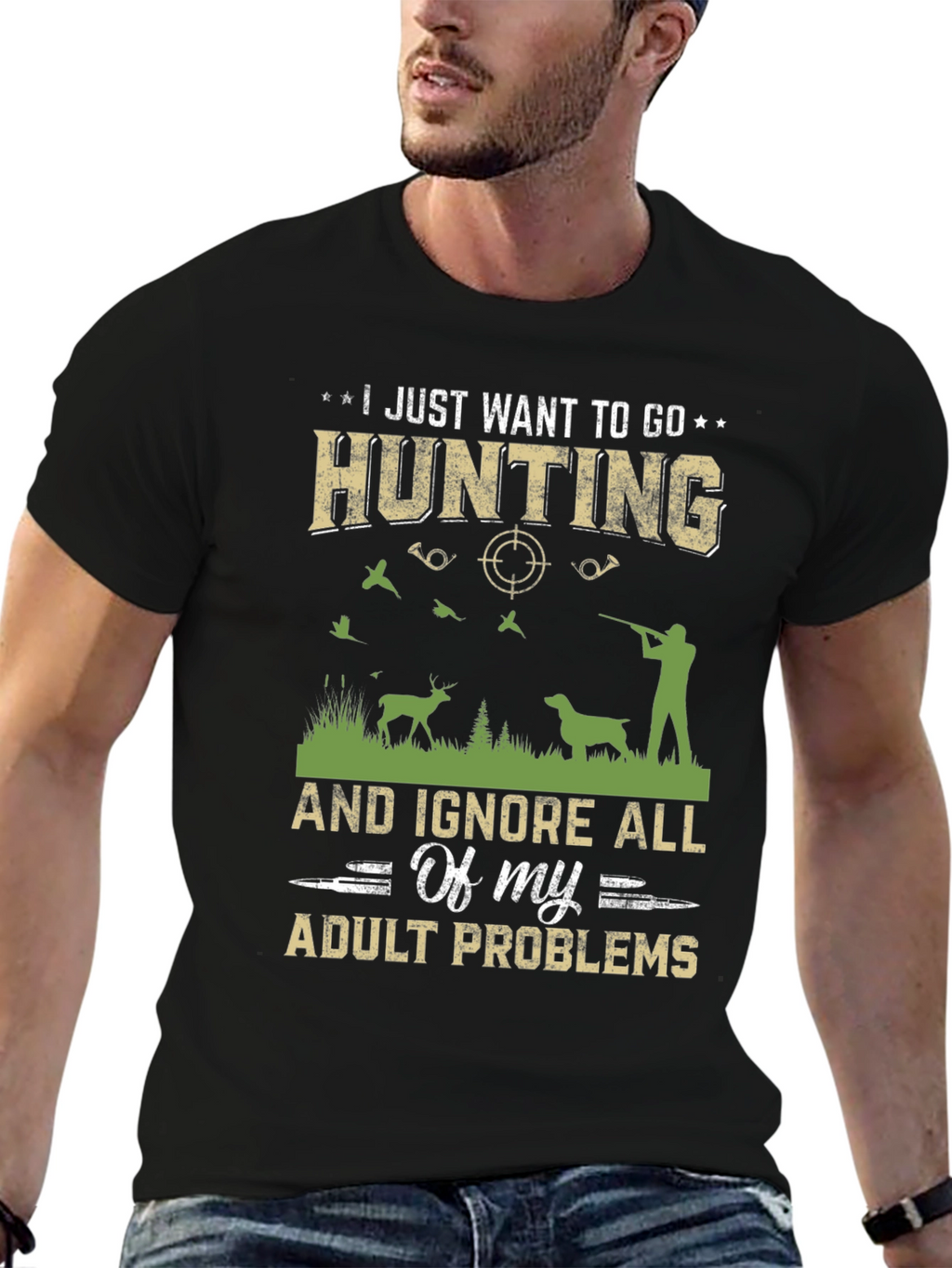 Hunting Adult Problems T-Shirt