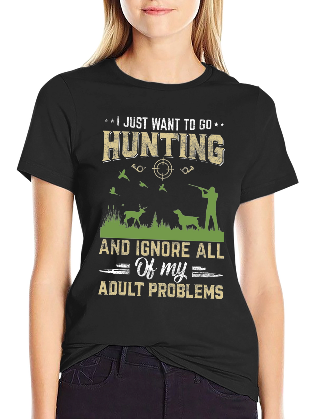Hunting Adult Problems T-Shirt