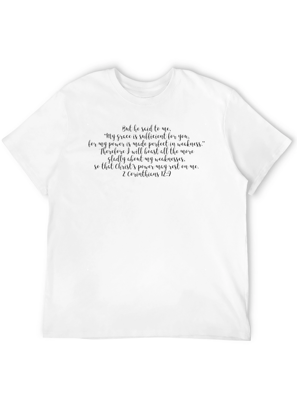 Christian Verse T-Shirt: 2 Corinthians 12:9