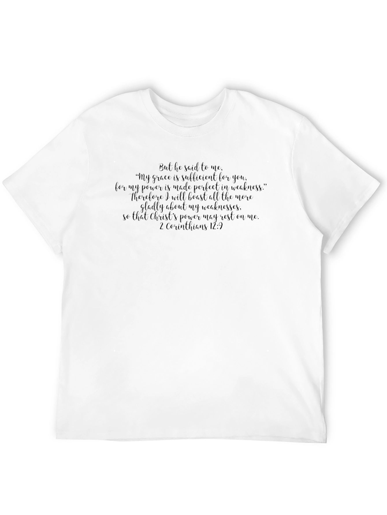Christian Verse T-Shirt: 2 Corinthians 12:9
