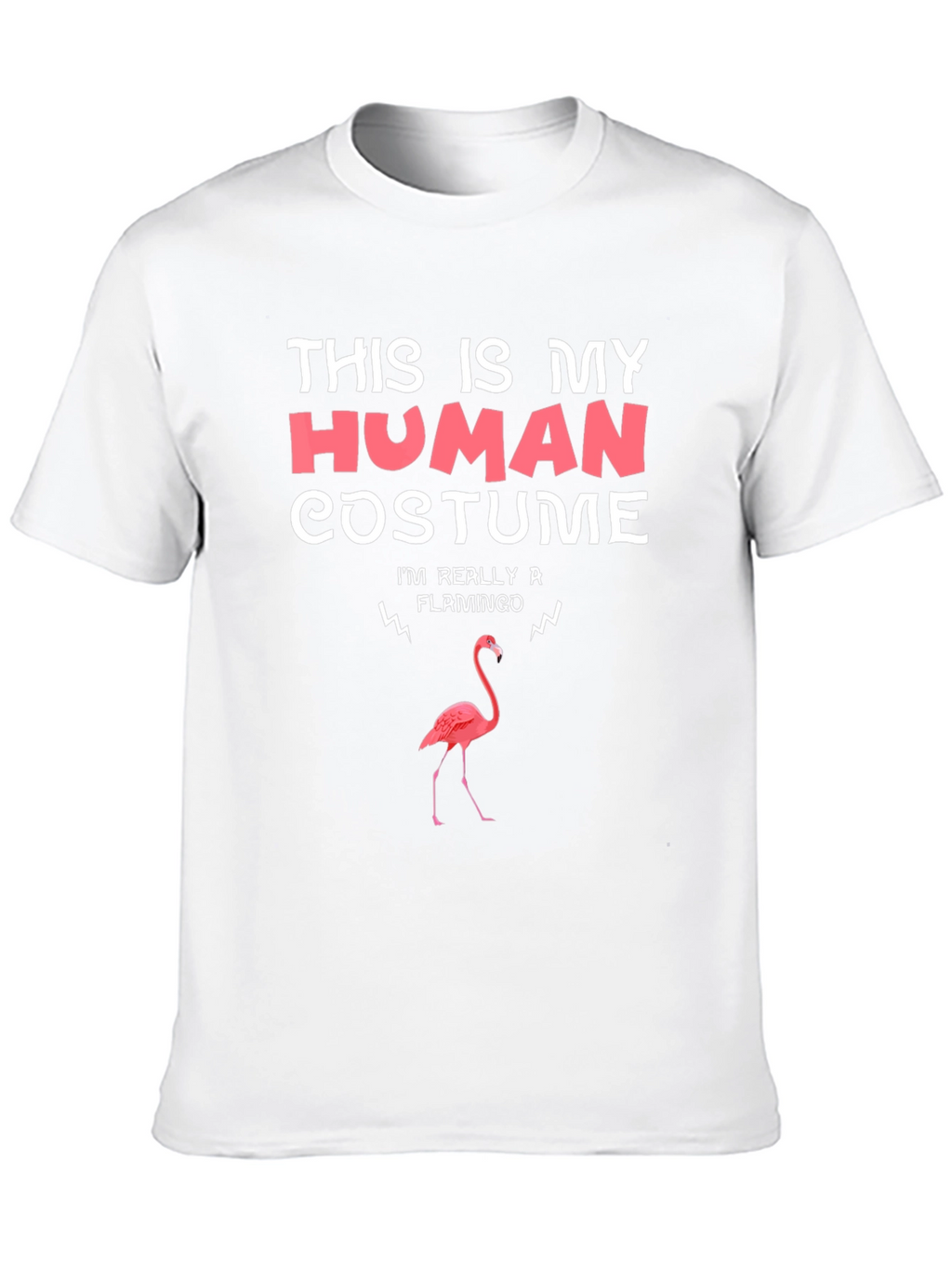 Human Costume Flamingo T-Shirt