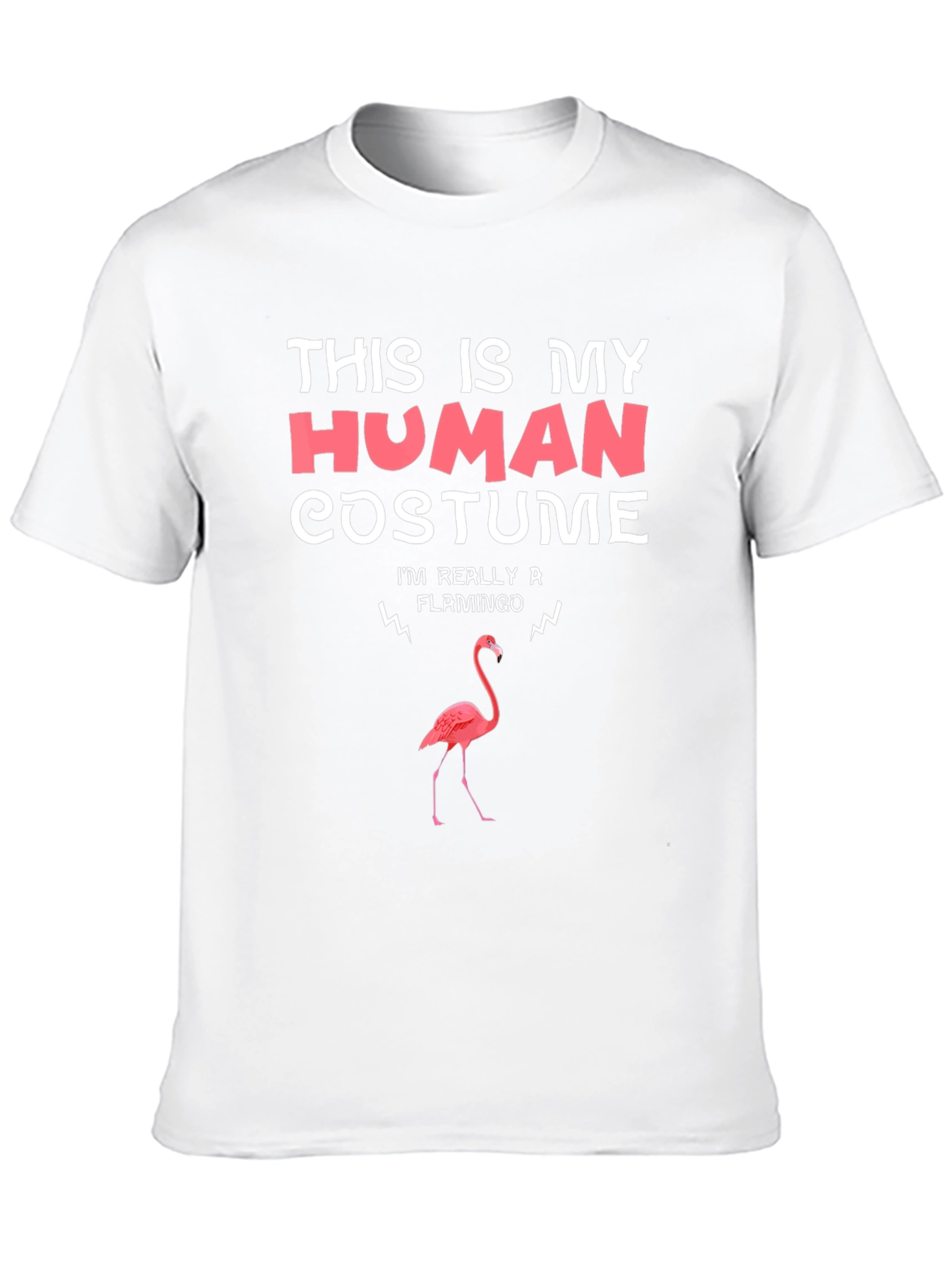 Human Costume Flamingo T-Shirt