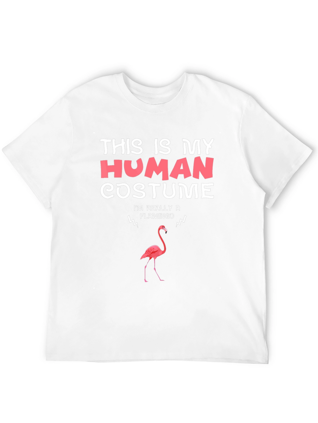 Human Costume Flamingo T-Shirt