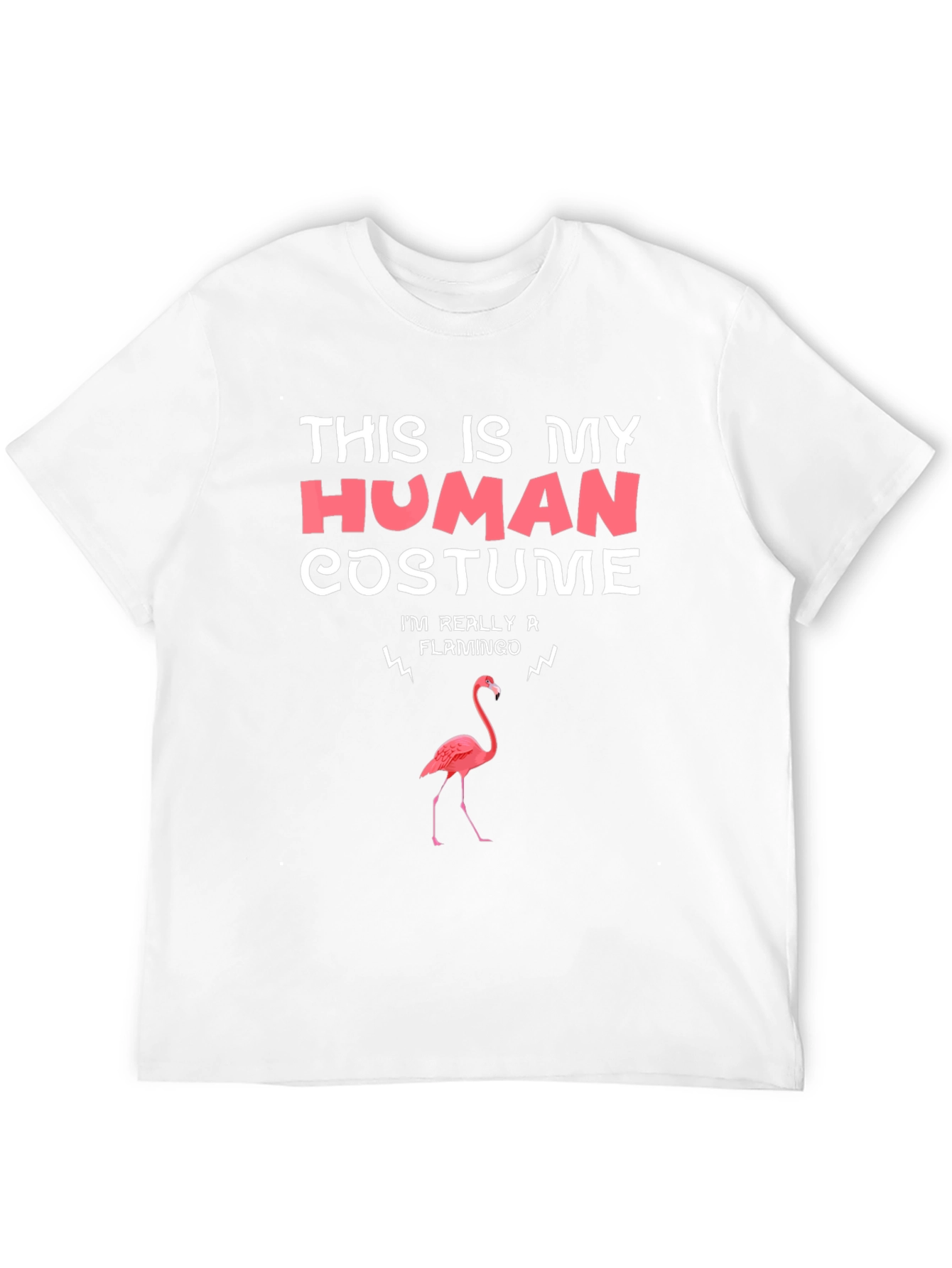 Human Costume Flamingo T-Shirt