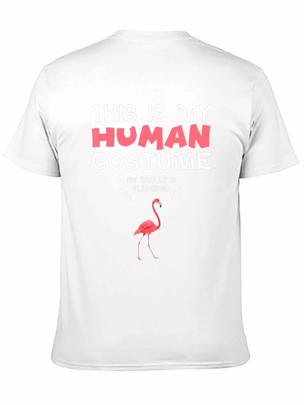 Human Costume Flamingo T-Shirt