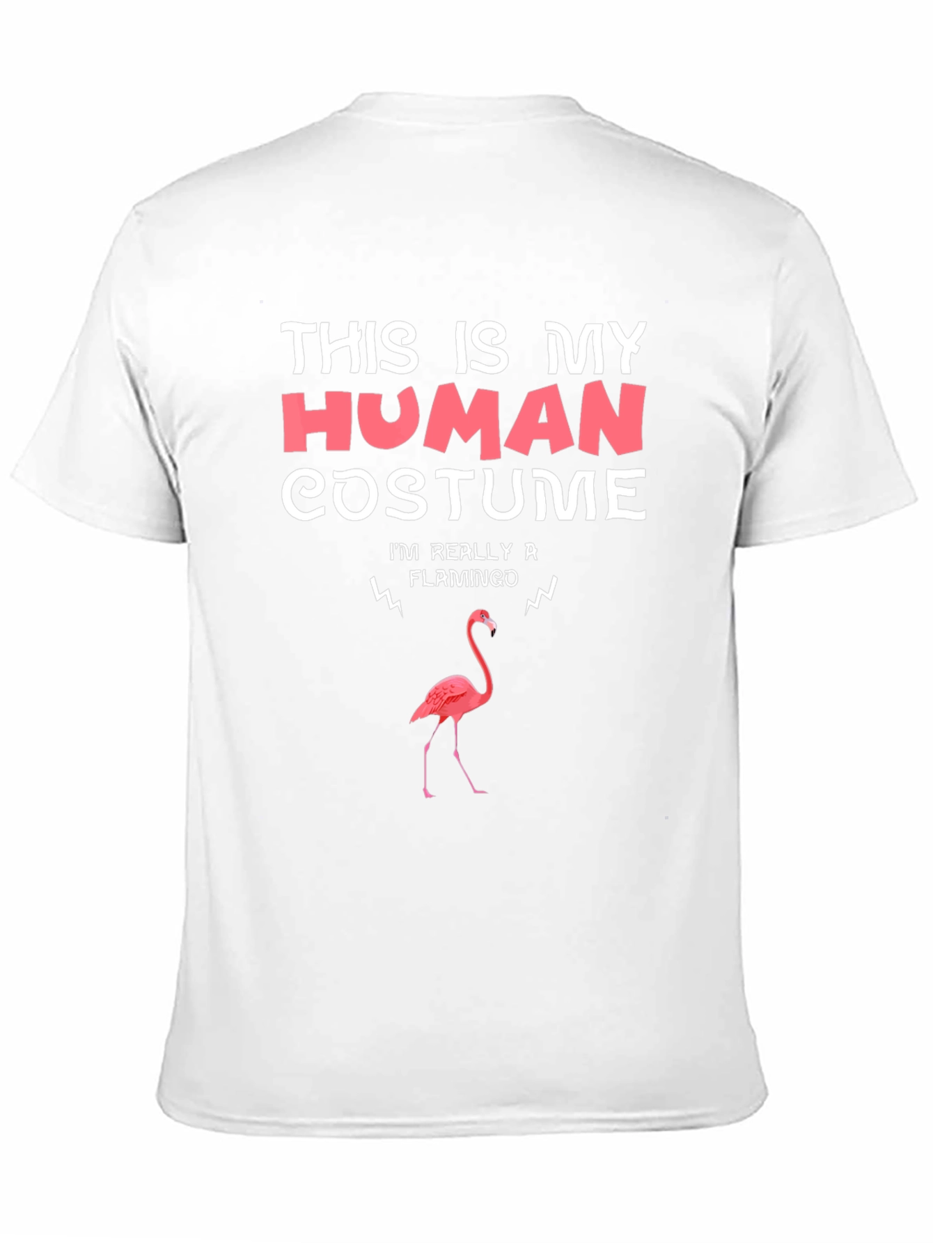 Human Costume Flamingo T-Shirt