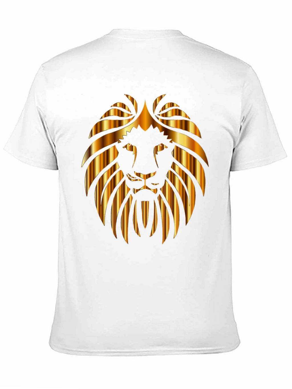 Lion Head Graphic Black Tee