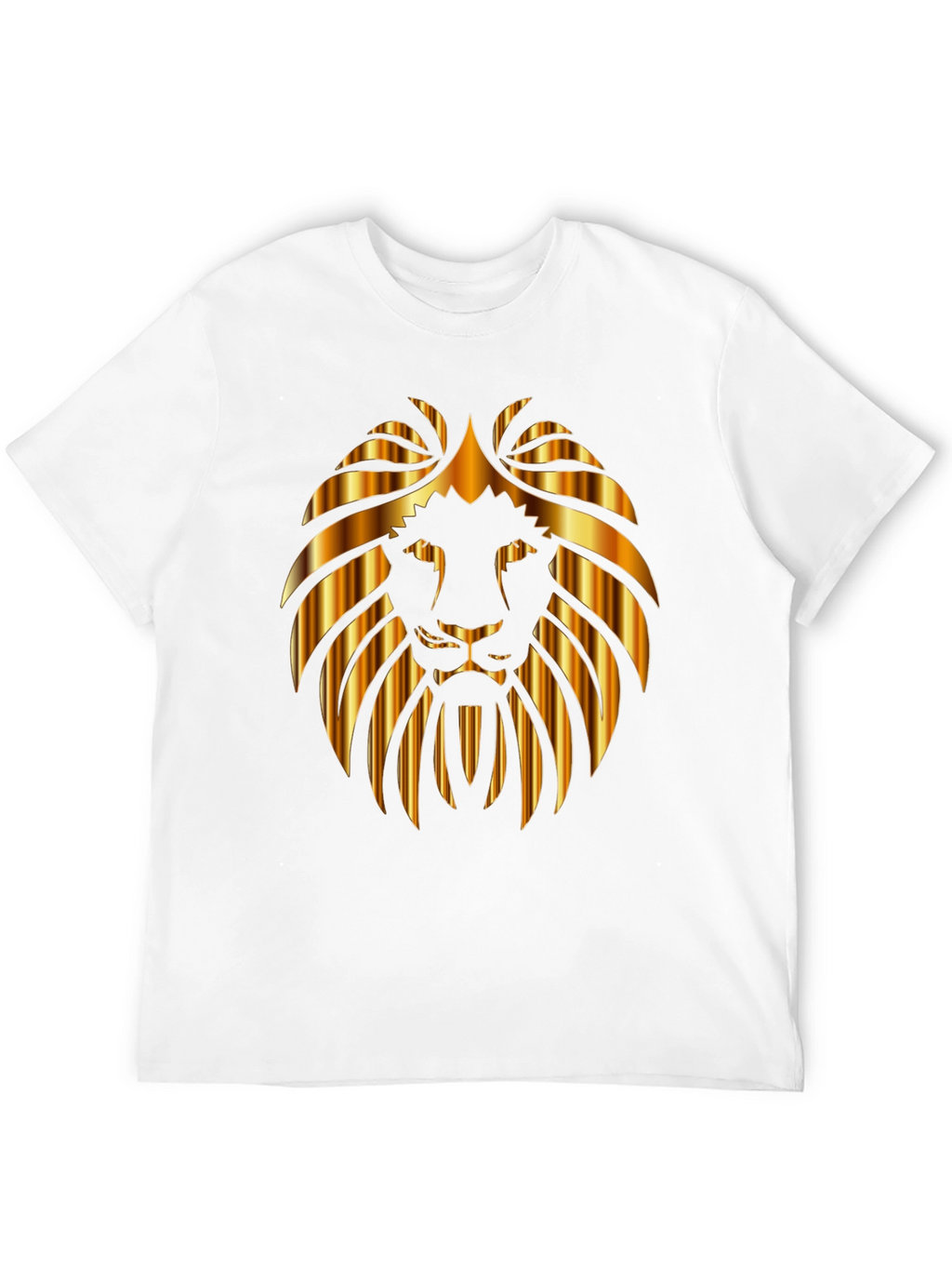 Lion Head Graphic Black Tee