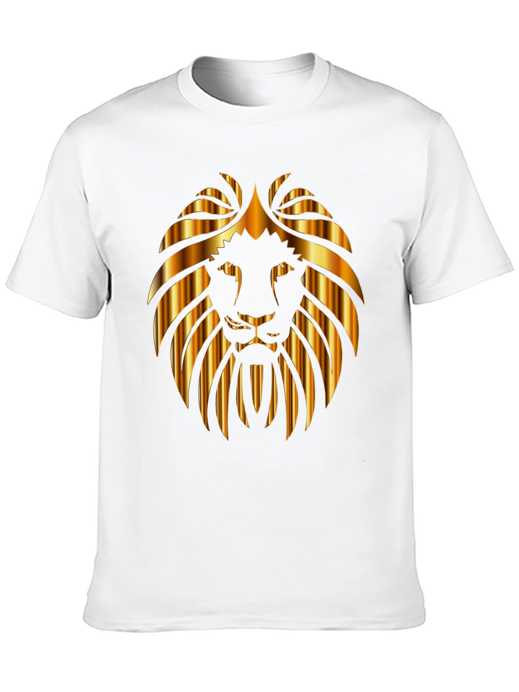 Lion Head Graphic Black Tee