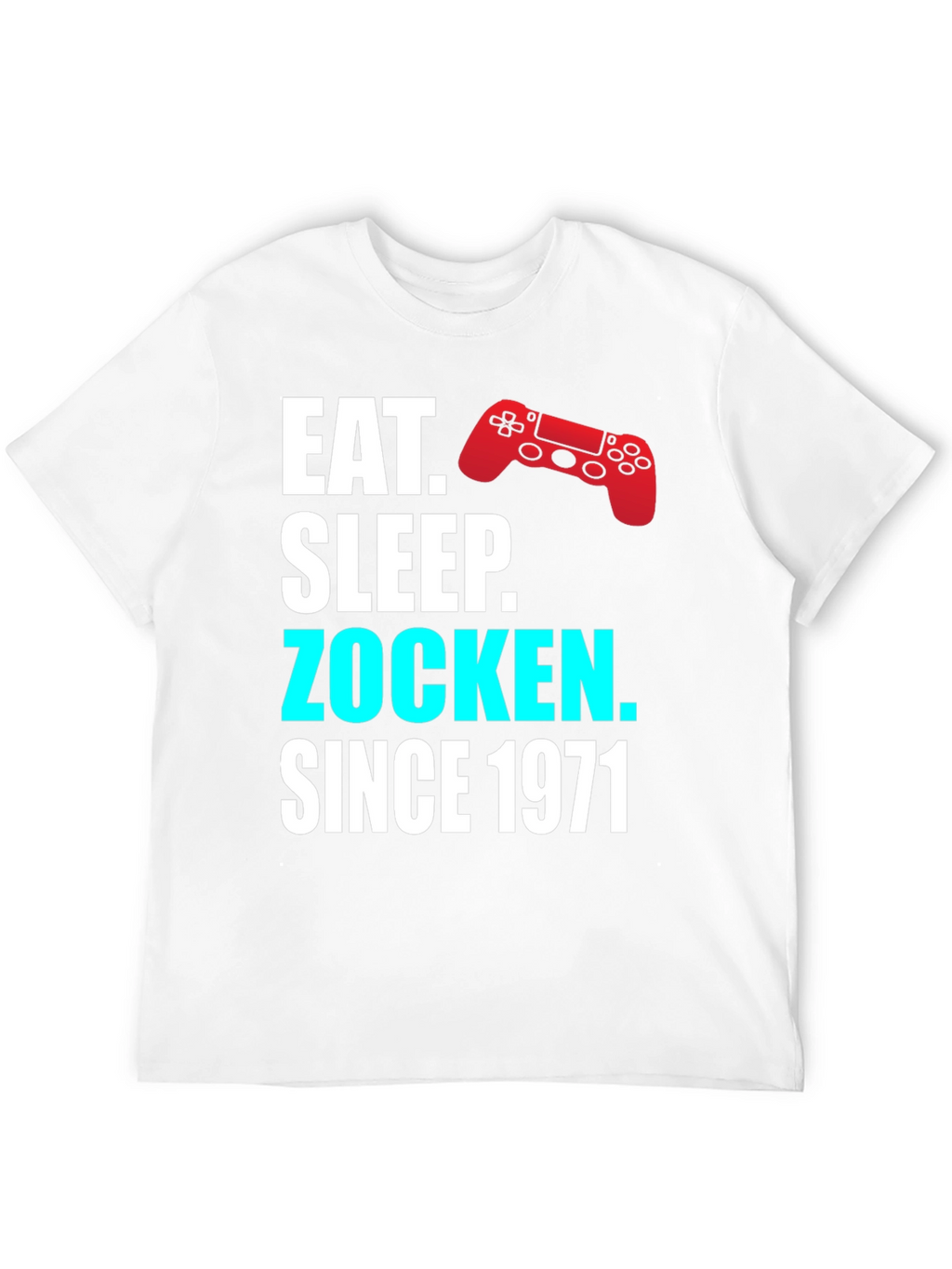 Eat Sleep Zocken Since 1971 Gaming T-Shirt