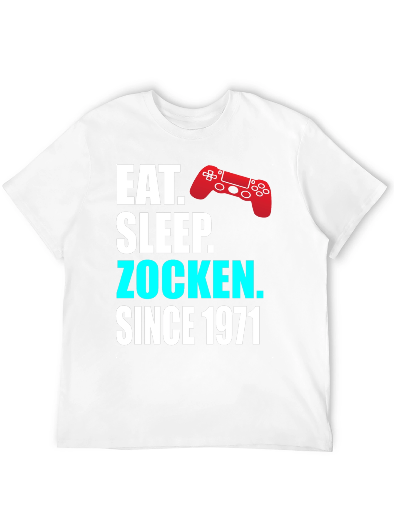 Eat Sleep Zocken Since 1971 Gaming T-Shirt