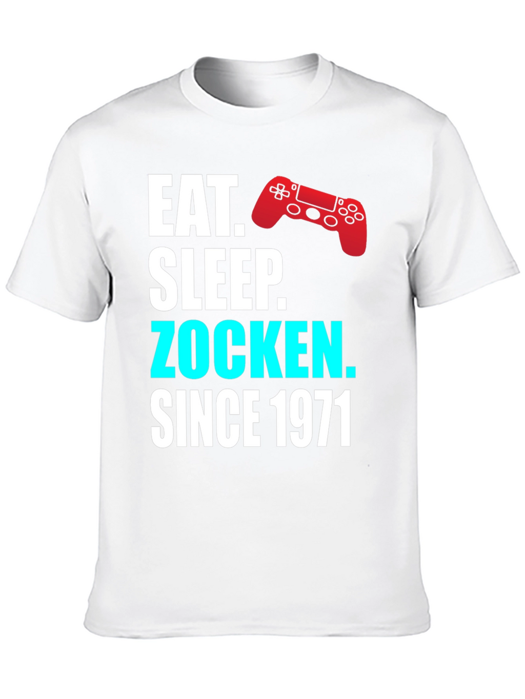 Eat Sleep Zocken Since 1971 Gaming T-Shirt