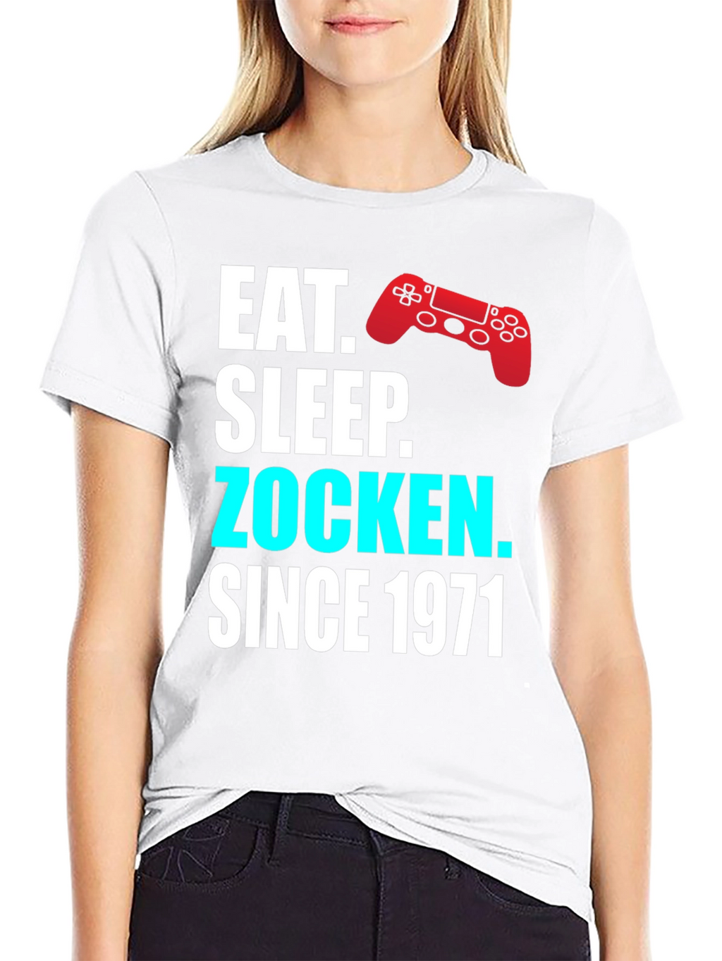 Eat Sleep Zocken Since 1971 Gaming T-Shirt