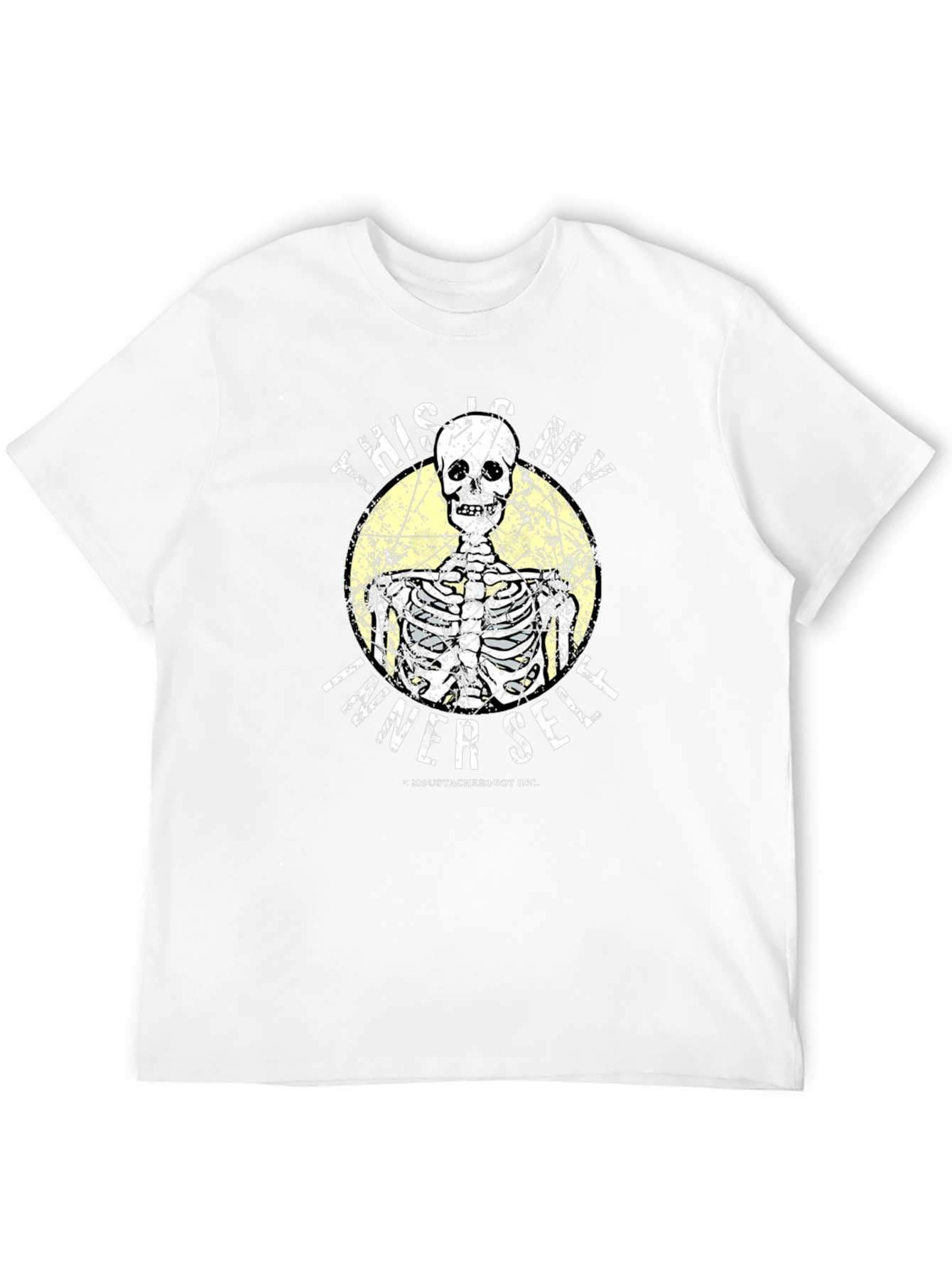 Humorous Skeleton Graphic T-Shirt - Inner Self