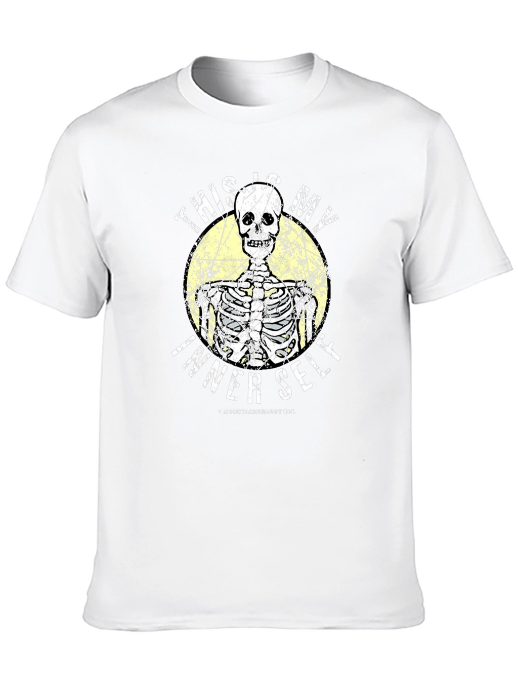 Humorous Skeleton Graphic T-Shirt - Inner Self