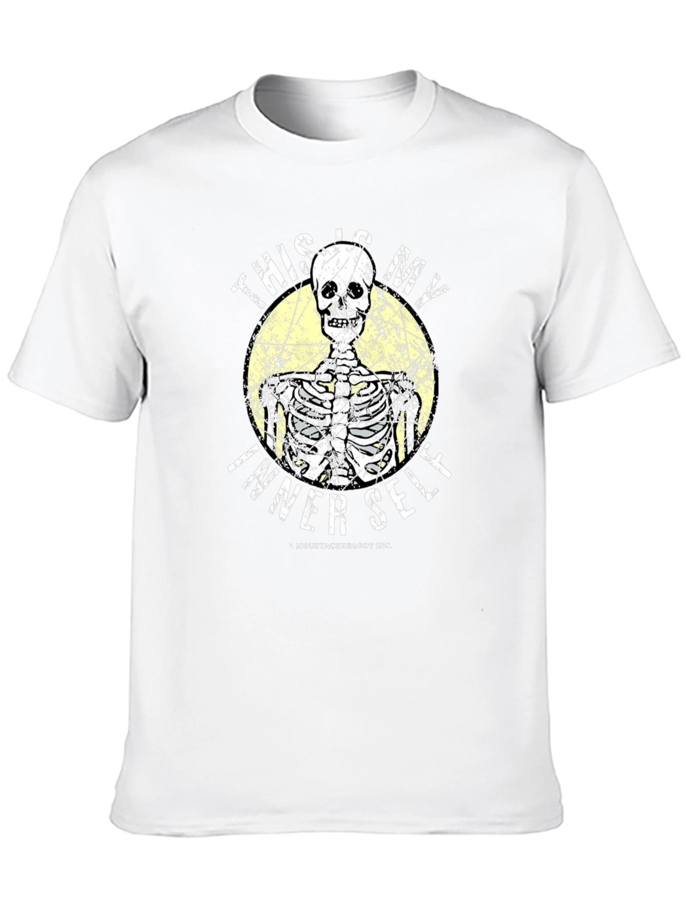 Humorous Skeleton Graphic T-Shirt - Inner Self