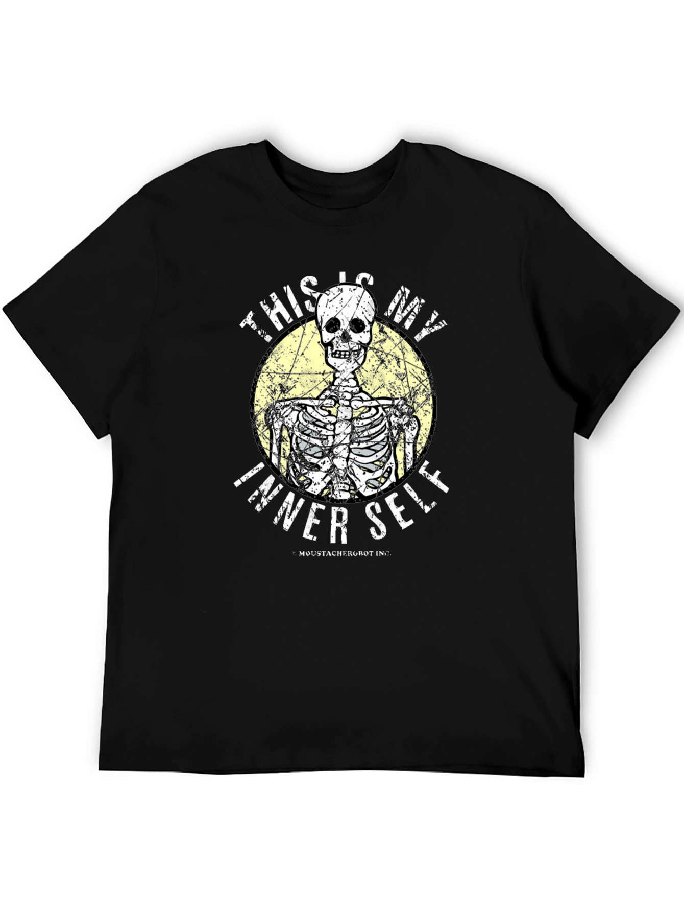 Humorous Skeleton Graphic T-Shirt - Inner Self