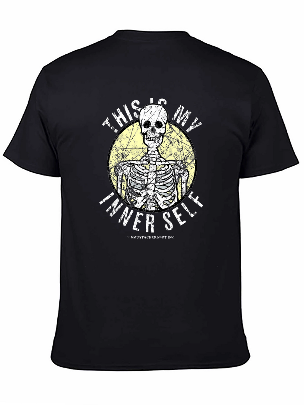 Humorous Skeleton Graphic T-Shirt - Inner Self