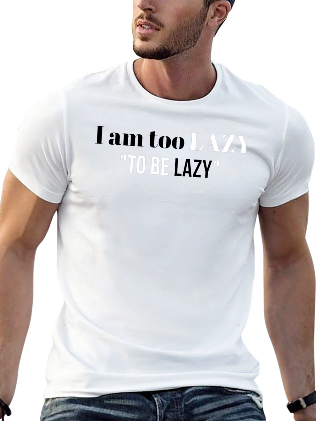 Funny Lazy Graphic T-Shirt