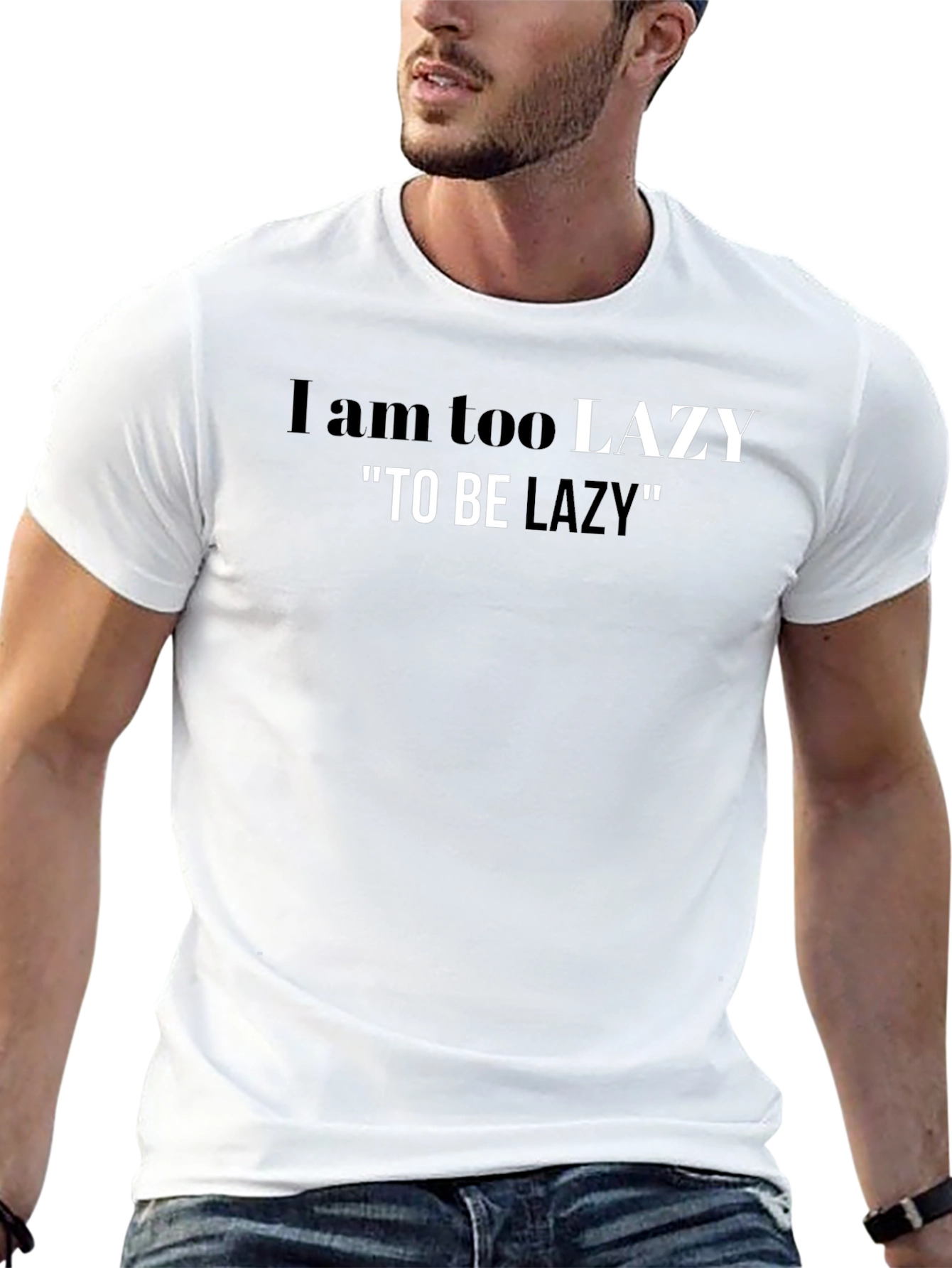 Funny Lazy Graphic T-Shirt