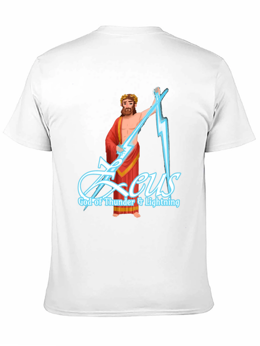 Zeus God of Thunder & Lightning Graphic T-Shirt