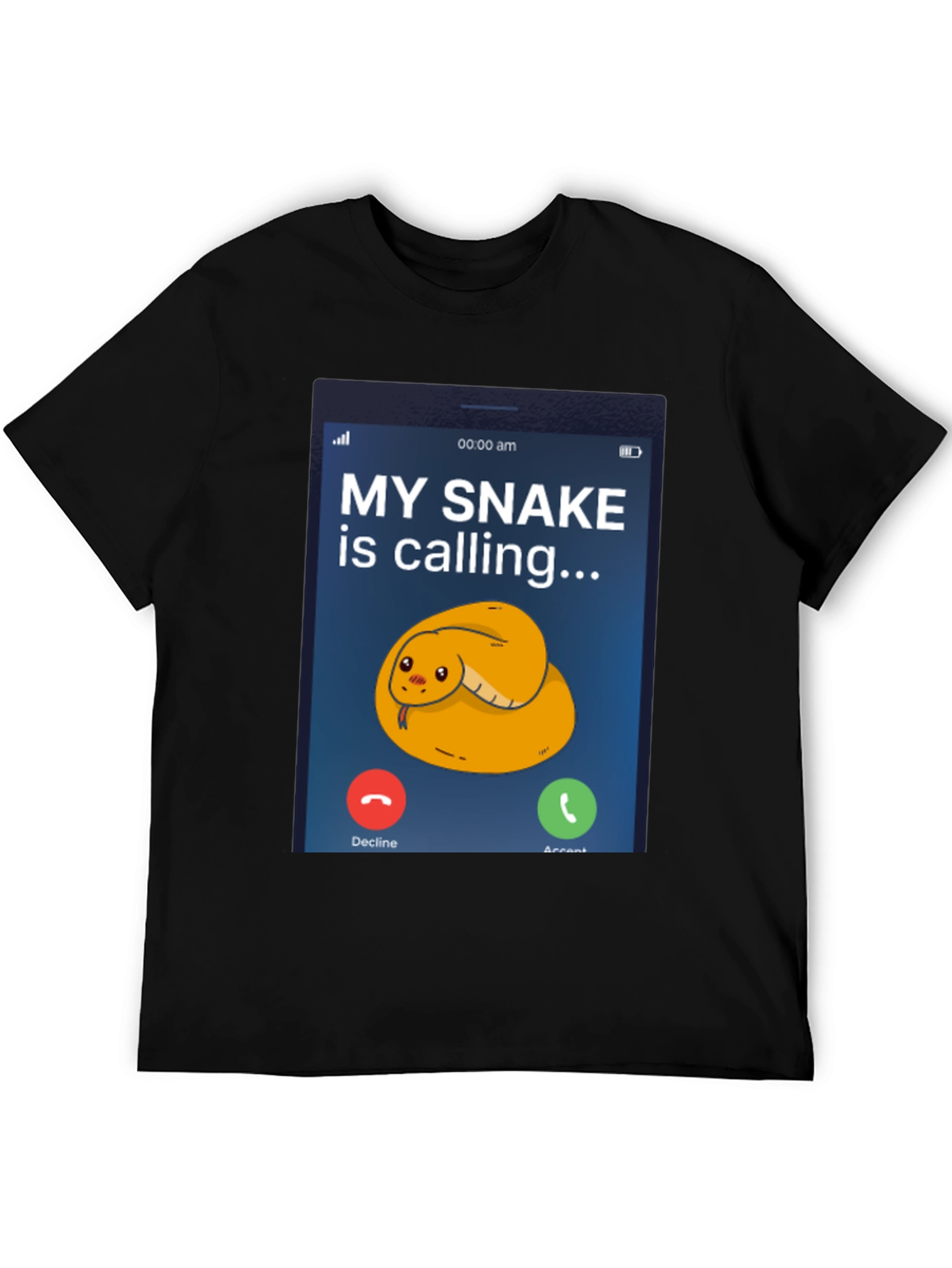 My Snake Is Calling T-Shirt - Funny Snake Lover Tee