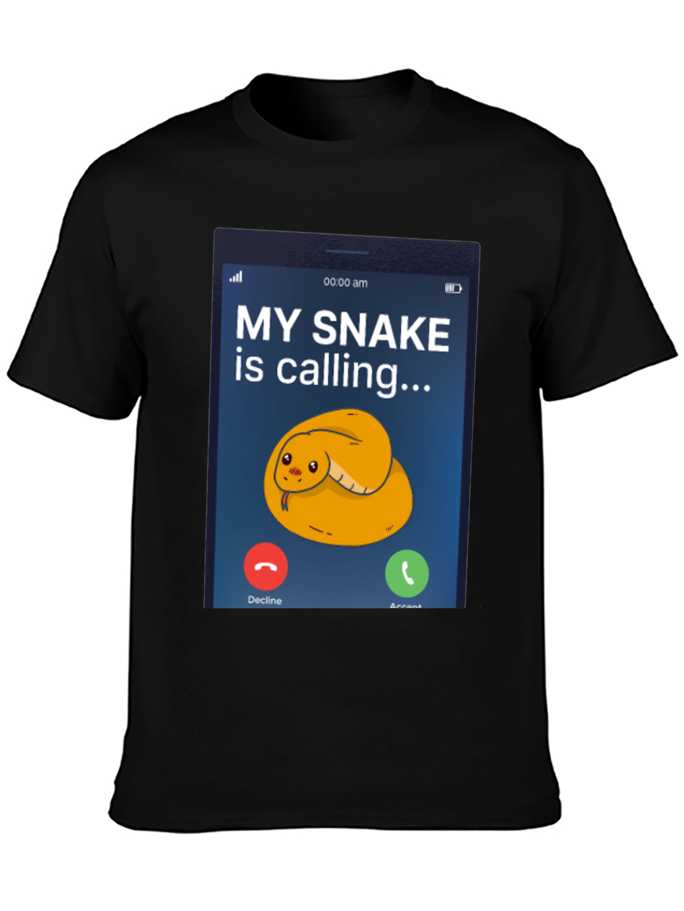 My Snake Is Calling T-Shirt - Funny Snake Lover Tee