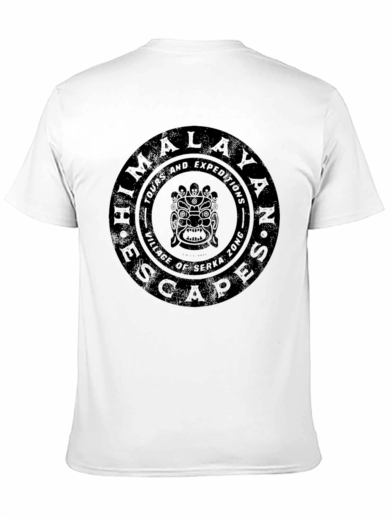 Himalayan Escapes Black Graphic Tee