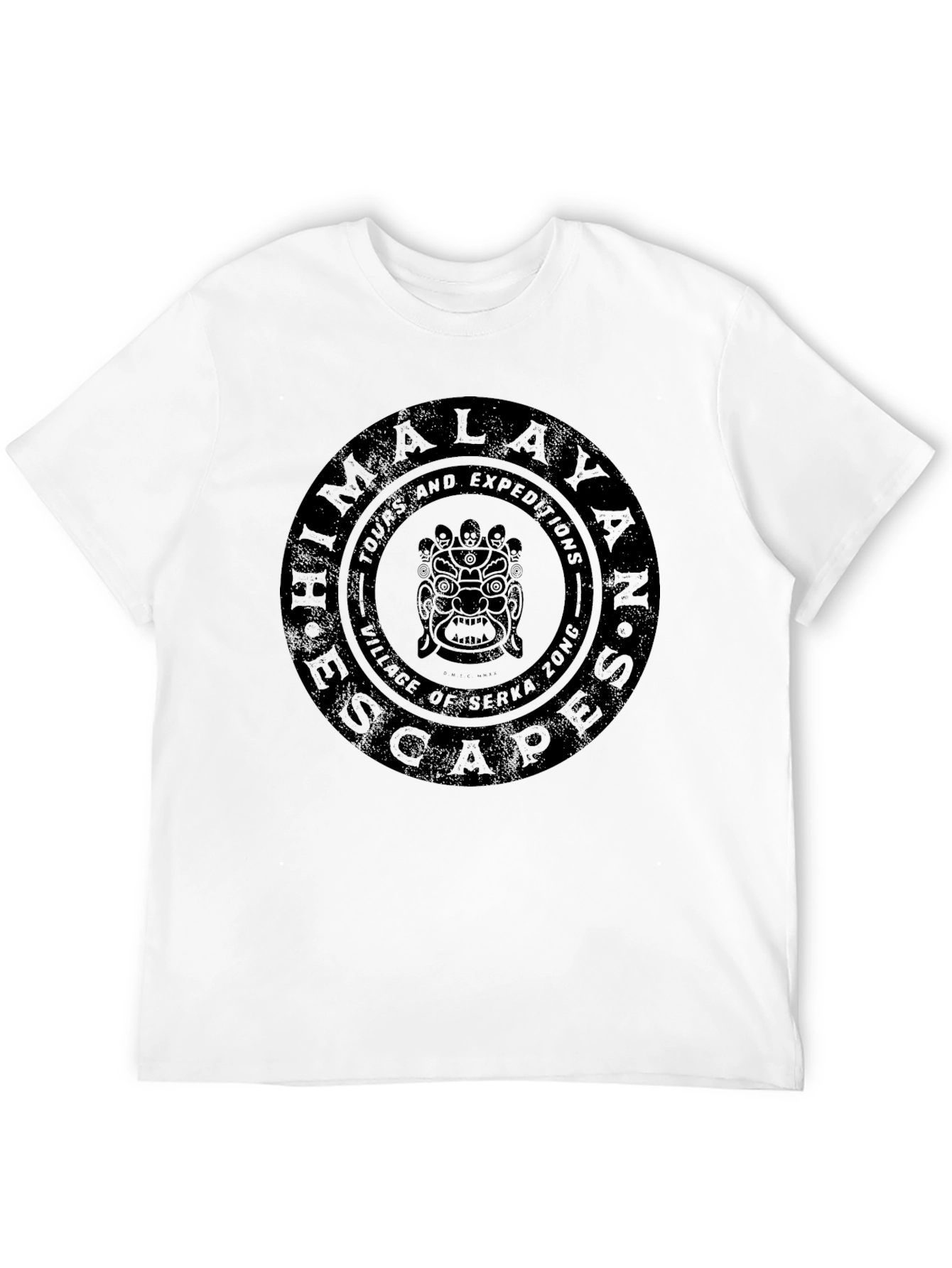 Himalayan Escapes Black Graphic Tee