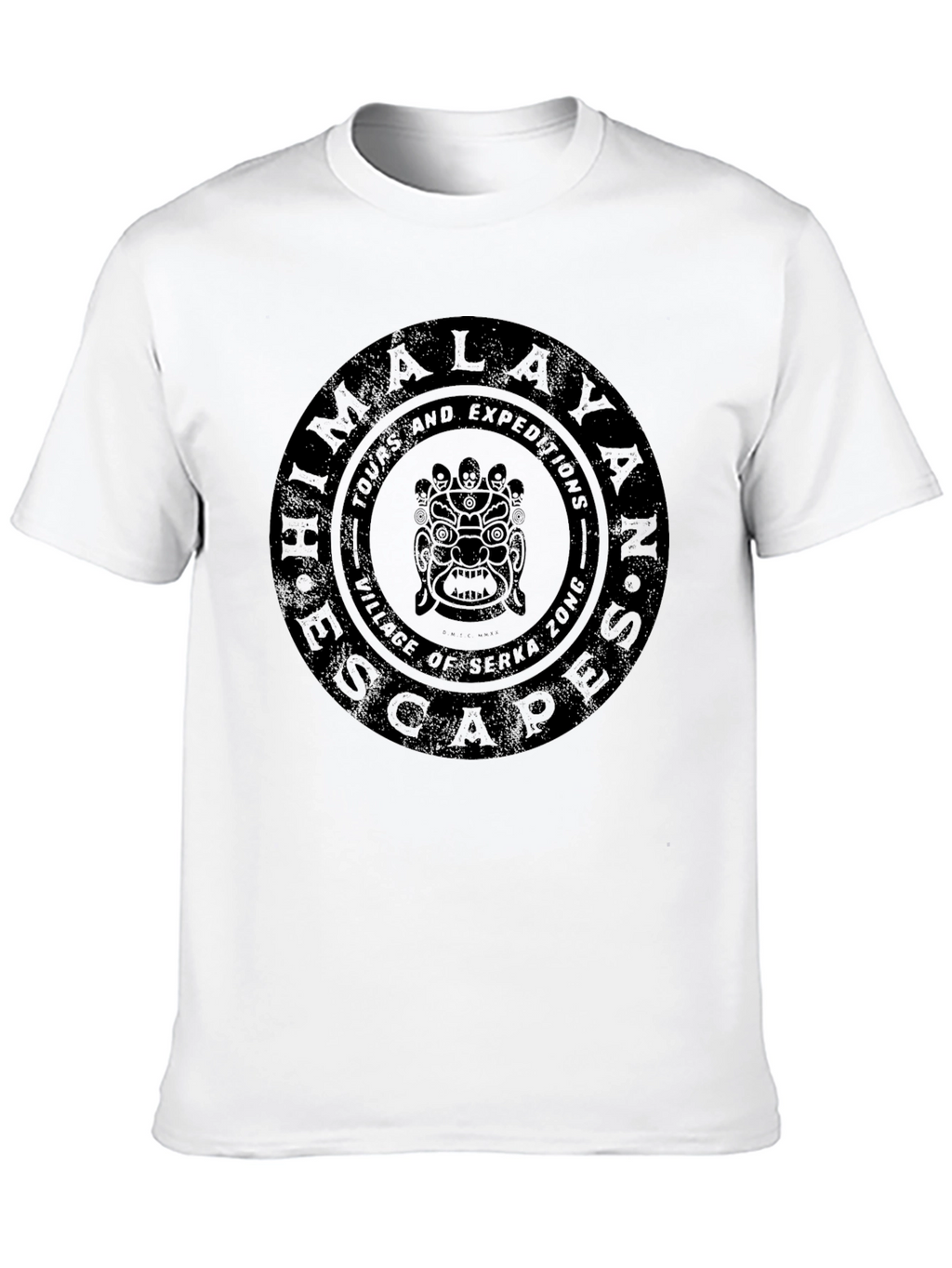 Himalayan Escapes Black Graphic Tee