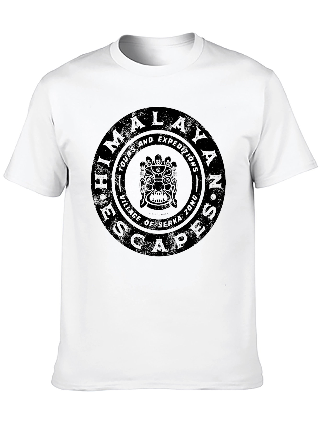 Himalayan Escapes Black Graphic Tee