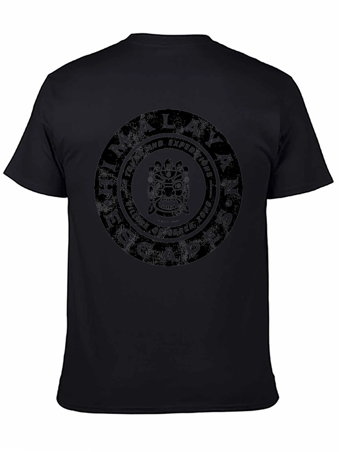 Himalayan Escapes Black Graphic Tee