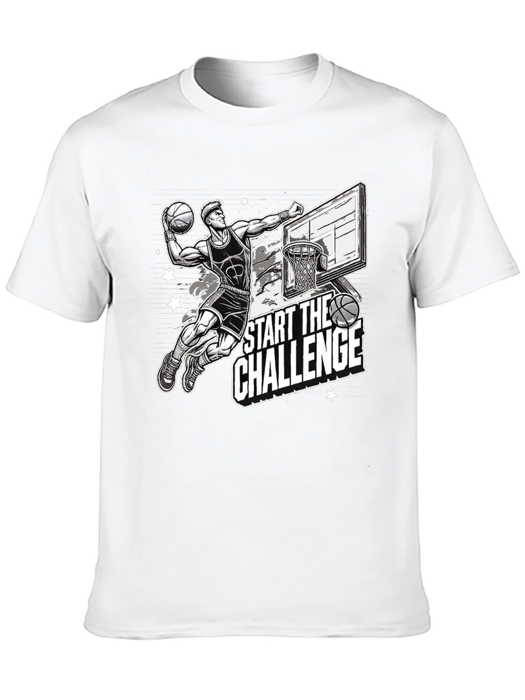 Basketball Challenge Graphic T-Shirt