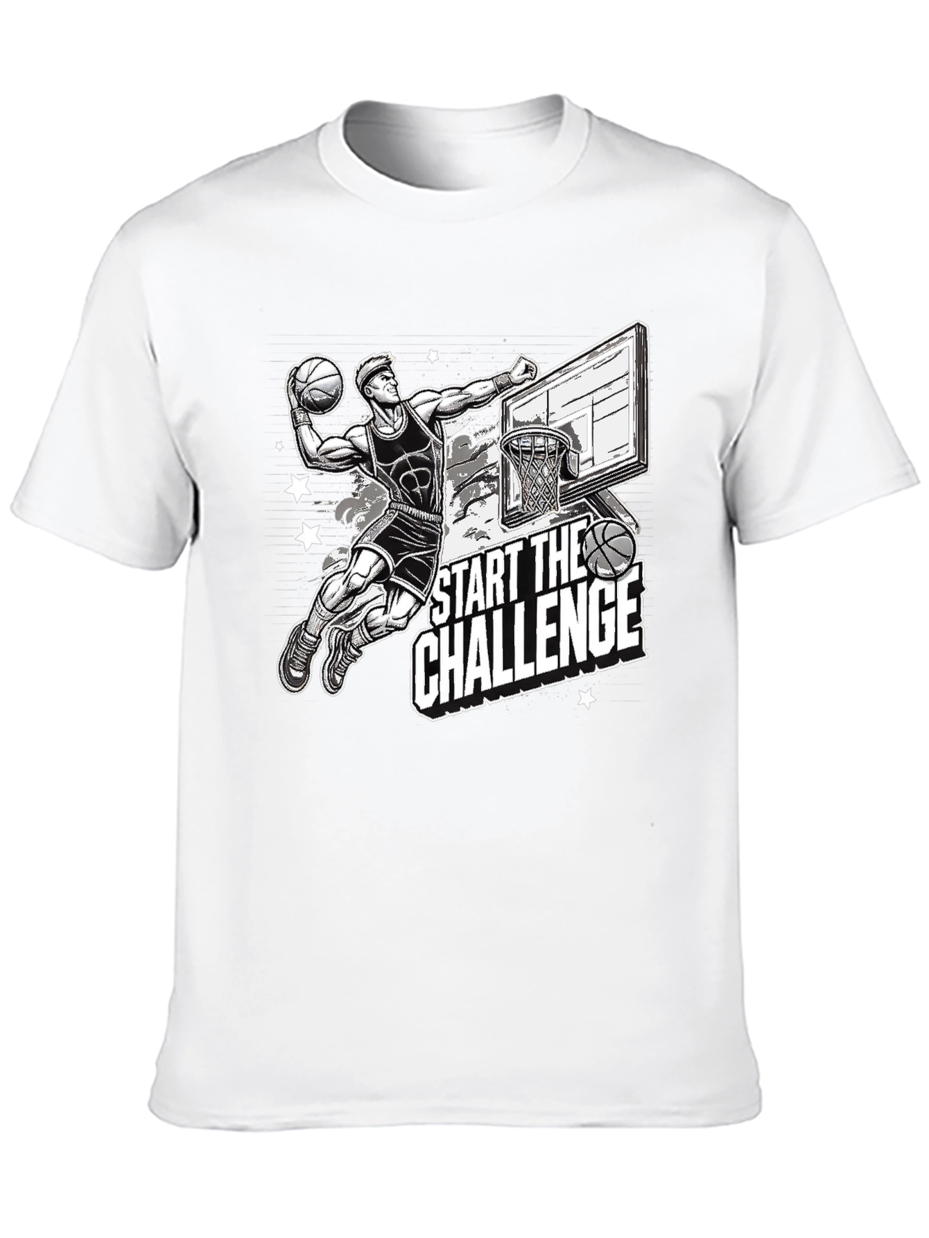 Basketball Challenge Graphic T-Shirt