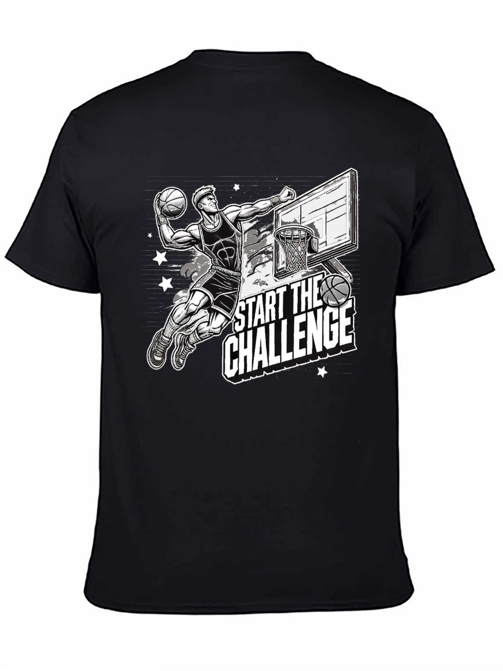 Basketball Challenge Graphic T-Shirt