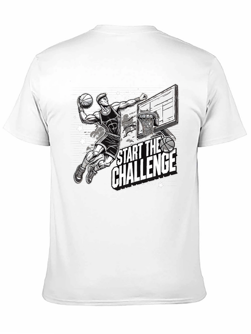 Basketball Challenge Graphic T-Shirt