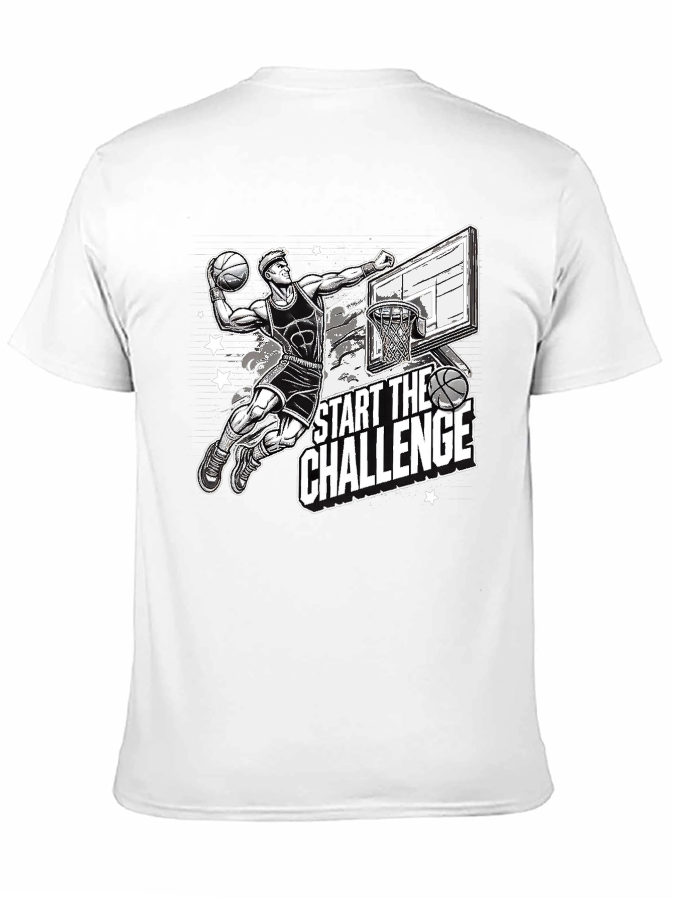 Basketball Challenge Graphic T-Shirt