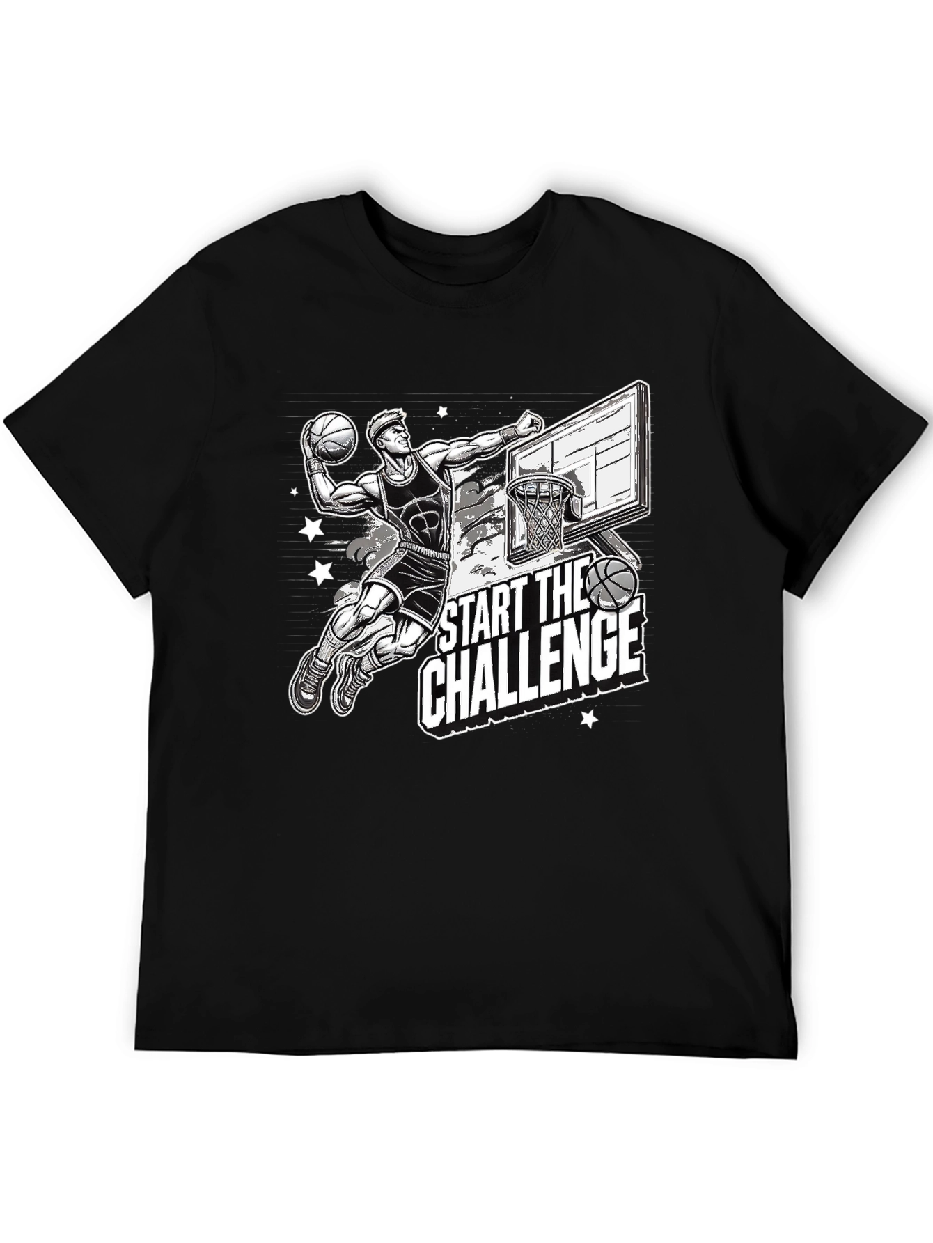 Basketball Challenge Graphic T-Shirt