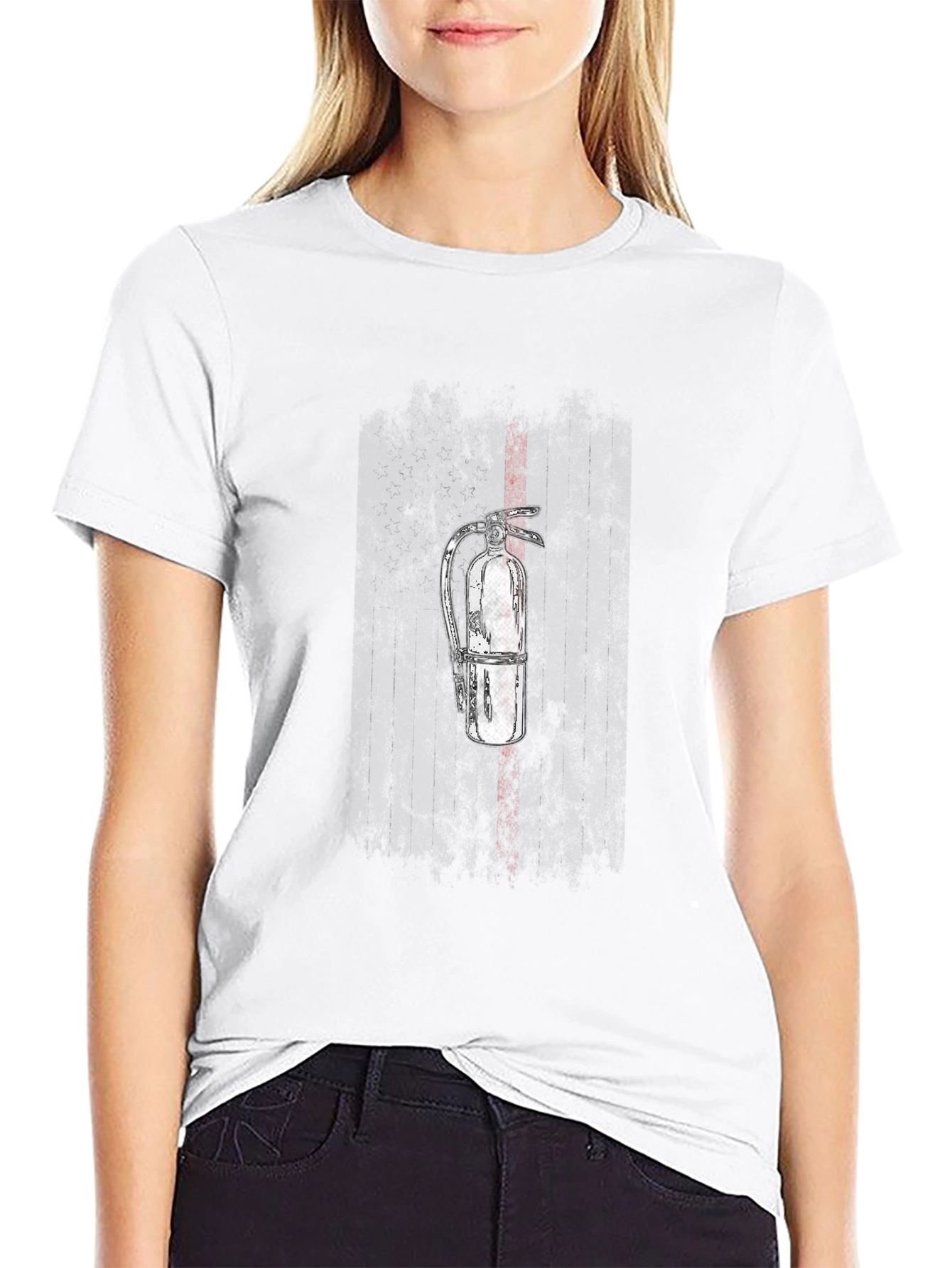 Fire Extinguisher Graphic T-Shirt
