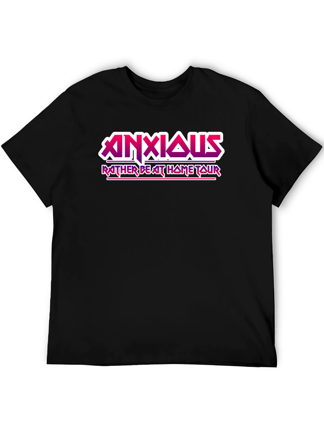 Anxious Rather Be At Home Tour Graphic T-Shirt