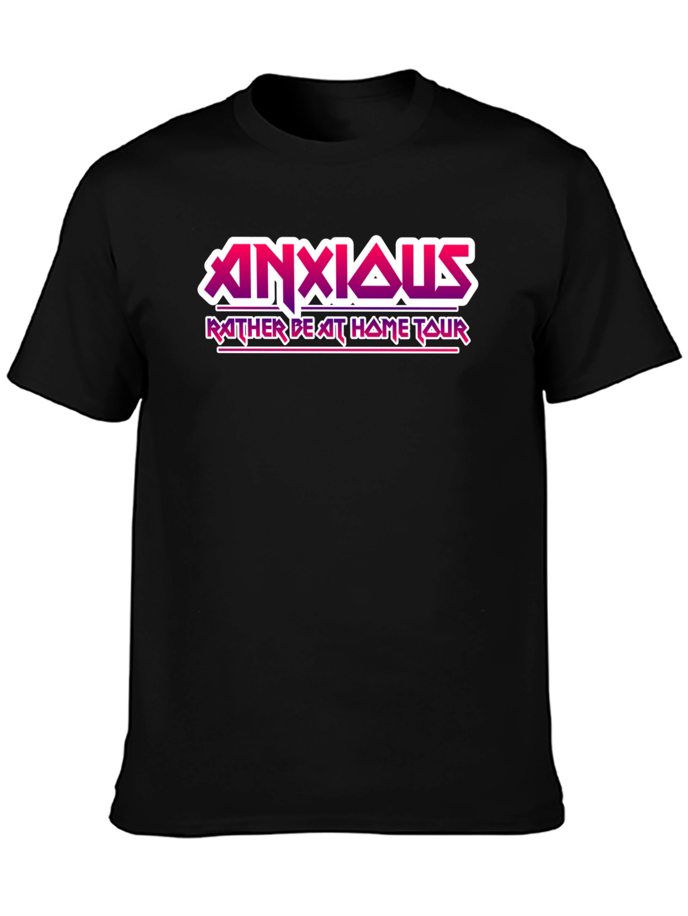 Anxious Rather Be At Home Tour Graphic T-Shirt