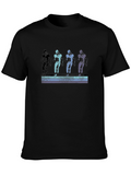 Retro Football Player Graphic T-Shirt