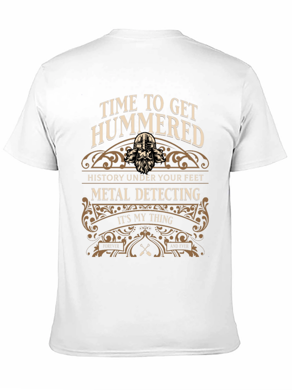 Time to Get Hummered Metal Detecting Black T-Shirt