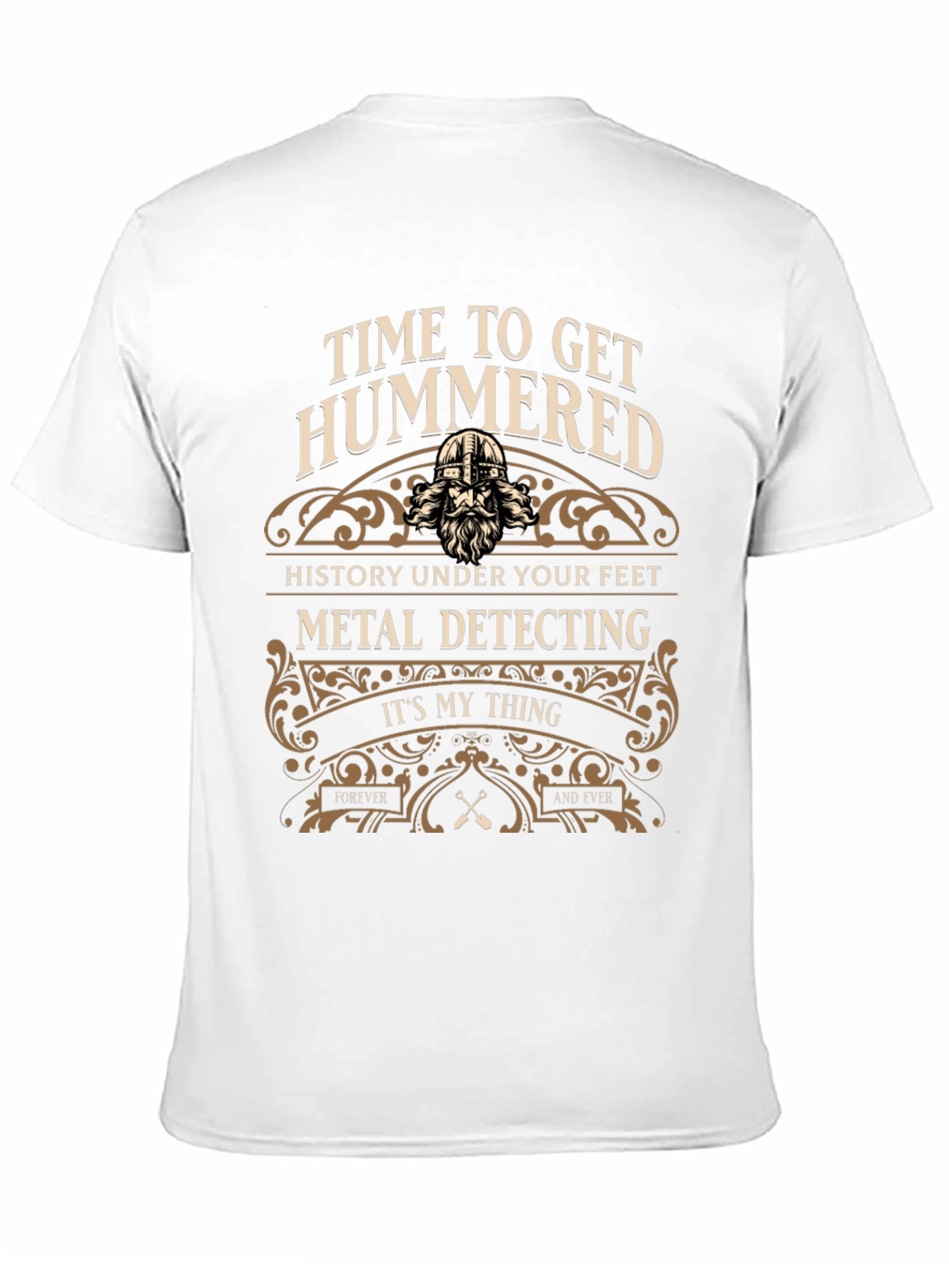 Time to Get Hummered Metal Detecting Black T-Shirt